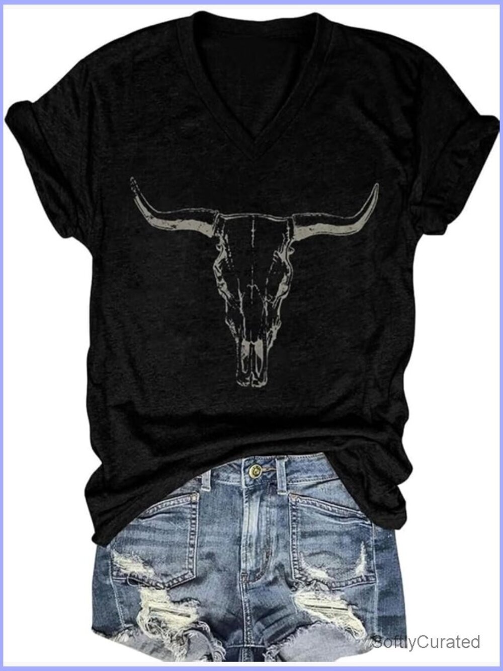 V-Neck Dragonfly Tee Cute Summer Graphic Shirt Vintage Boho Flowers Short Sleeve